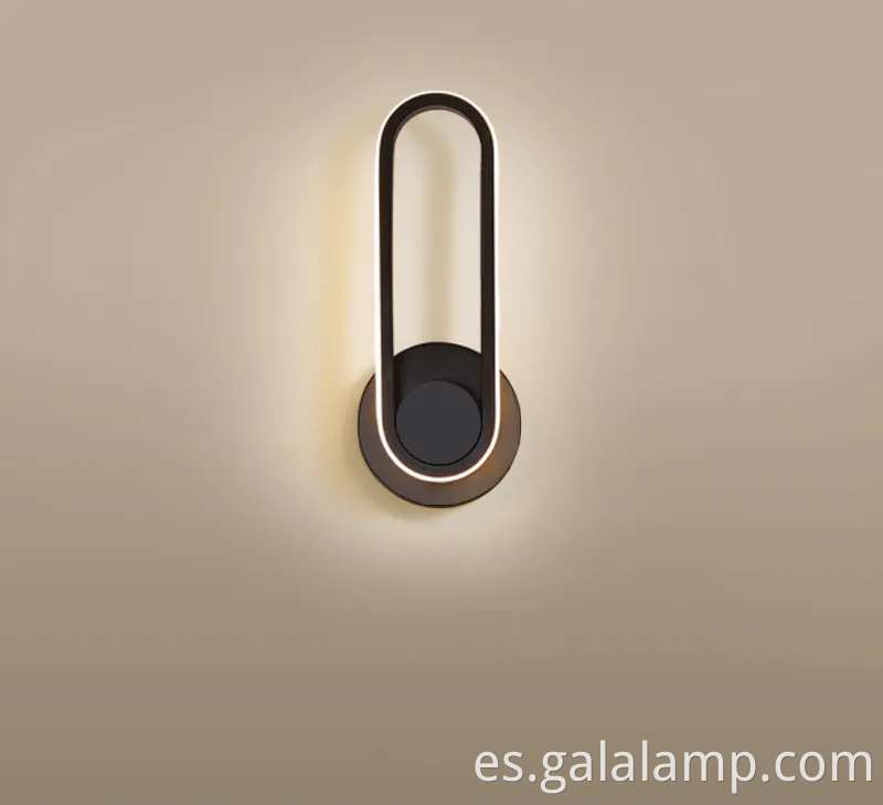 Luz de pared LED elegante para espacios de lectura acogedores